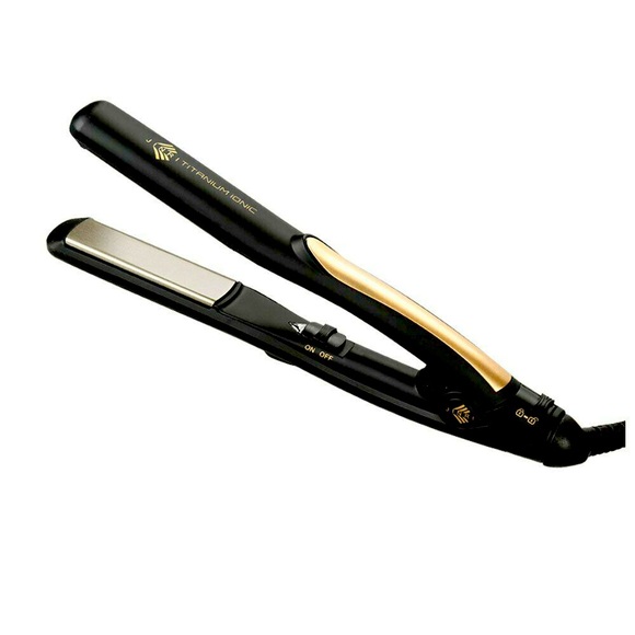 JINRI Mini 4/5"Titanium Fast Heat Up Hair Straightener Travel Flat Iron 100-240V - Picture 1 of 8
